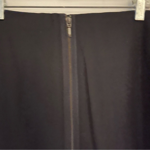 Lord & Taylor Women’s Skirt front contrast zip pockets black 16 NWT - Picture 9 of 13